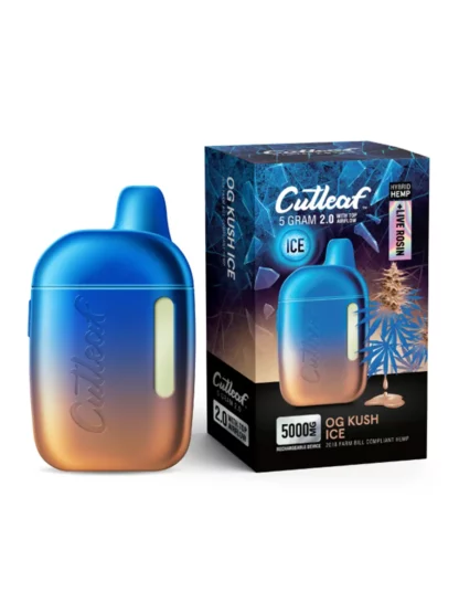 OG Kush Ice Cutleaf Live Rosin Disposable Vape 5G