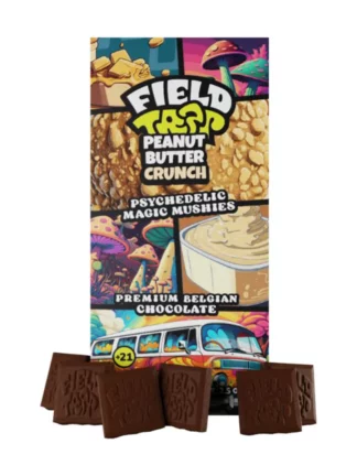 Peanut Butter Crunch Field Trip Psychedelic Magic Mushies Premium Belgian Chocolate