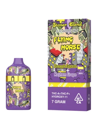 Pineapple Express | Mayhem Grape Flying Horse Stoner Blend Black Edition Disposable 7G