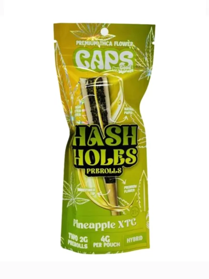 Pineapple XTC Caps Hash Holes Pre-Rolls 2ct