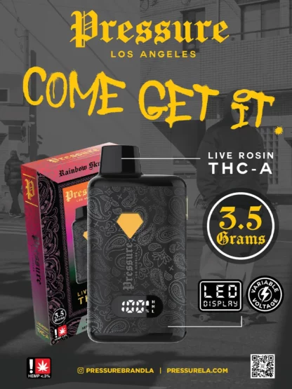 Pressure Live Resin THC-A Disposable 6G
