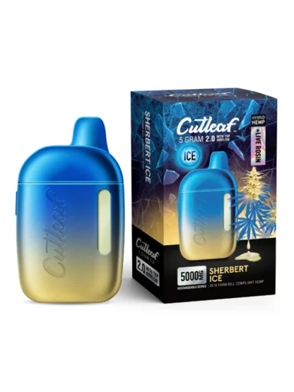 Sherbet Ice Cutleaf Live Rosin Disposable Vape 5G