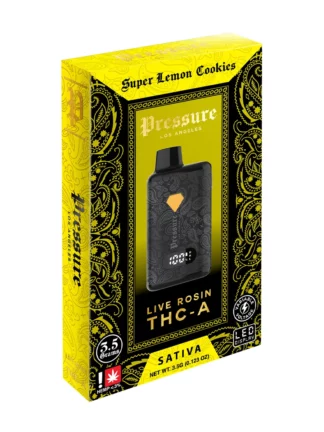Super Lemon Cookies Pressure Live Rosin THC-A Disposable 3.5G