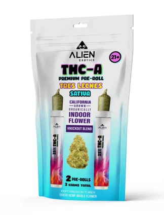 Tres Leches Alien Exotics Premium THC-A Knockout Blend Pre-Roll 2ct