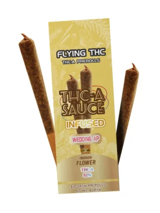 Wedding AP Flying Horse THCA Sauce Infused Pre-Rolls 2G