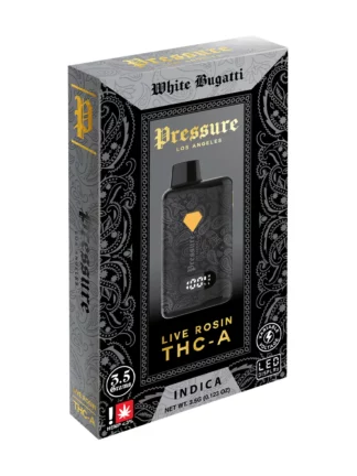 White Bugatti Pressure Live Rosin THC-A Disposable 3.5G