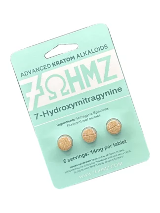 7 OHMZ 7-OH Kratom 3 Chewable Tablets 14mg
