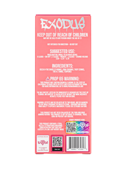 Back Crunch Berries Exodus Diamond Sauce Collection Disposable 3.5G