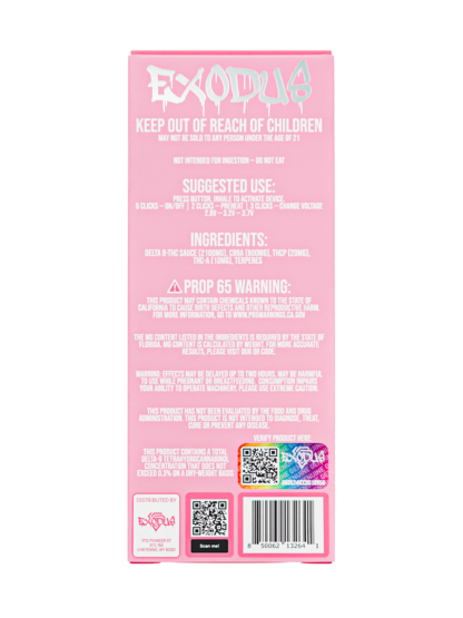 Back Ice Cream Cake Exodus Diamond Sauce Collection Disposable 3.5G