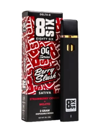 Berry Slush 8SIX OG Series Delta 8 THC Disposable 2G