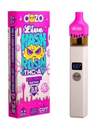 Black Truffle Dozo Live Hash Rosin+THC-A Diamond Disposable 3.5G