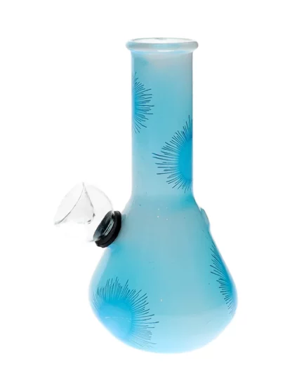 Blue 5″ Dandelion Mini Beaker Bong