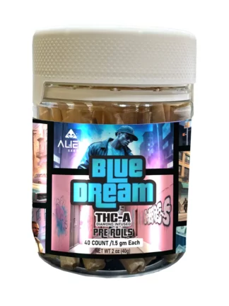 Blue Dream Alien Exotics THC-A Diamond Infused Pre-Rolls 40ct