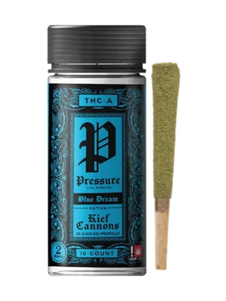 Blue Dream Pressure LA Kief Cannons THC-A Pre-Rolls 2G 10ct