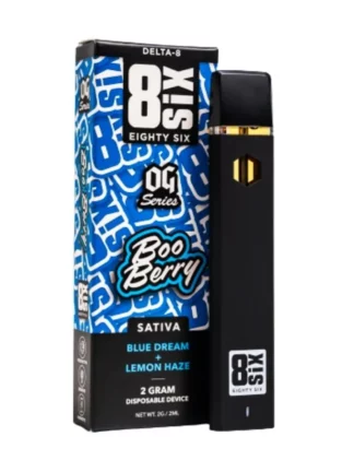 Boo Berry 8SIX OG Series Delta 8 THC Disposable 1G