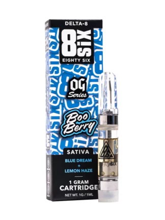 Boo Berry 8SIX OG Series Delta 8 THC Vape Cartridge 1G