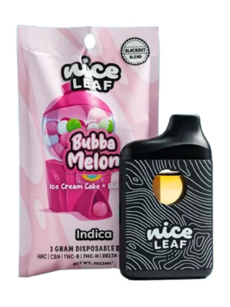 Bubba Melon Nice Leaf Blackout Exotic Blend Disposable 3G