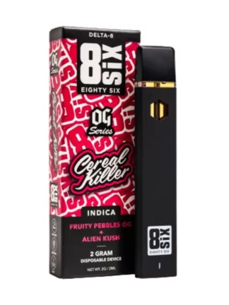 Cereal Killer 8SIX OG Series Delta 8 THC Disposable 2G