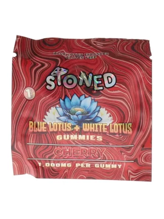 Cherry Stoned Blue Lotus + White Lotus Gummies 1000mg 1ct