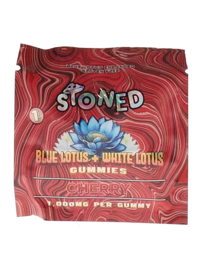 Cherry Stoned Blue Lotus + White Lotus Gummies 1000mg 1ct