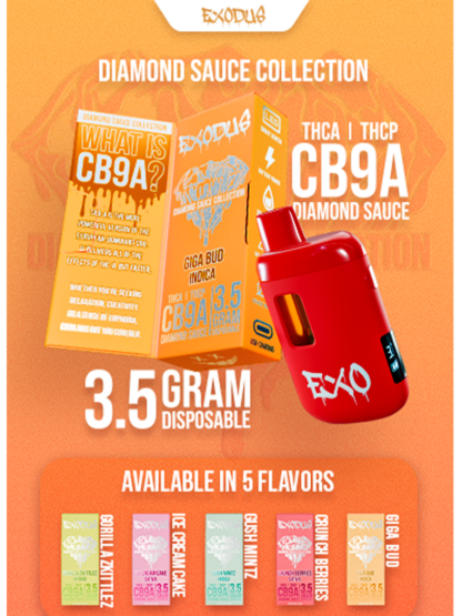 Crunch Berries Exodus Diamond Sauce Collection Disposable 3.5G