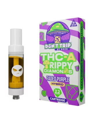 Faded Purple Dozo Don’t Trip Trippy Diamonds Disposable 5G
