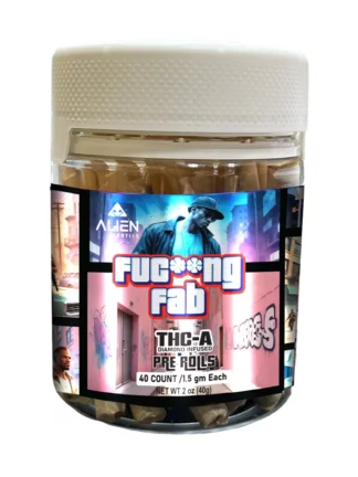 Fckng Fab Alien Exotics THC-A Diamond Infused Pre-Rolls 40ct