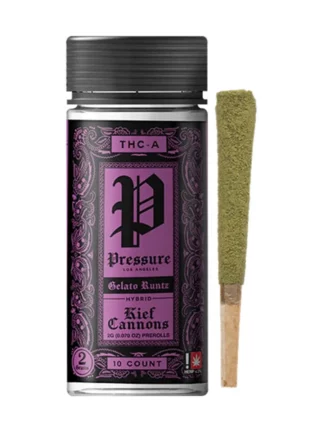 Gelato Runtz Pressure LA Kief Cannons THC-A Pre-Rolls 2G 10ct