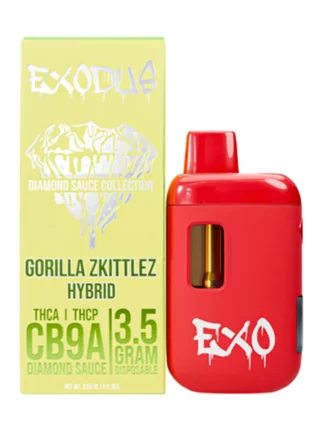Gorilla Zkittlez Exodus Diamond Sauce Collection Disposable 3.5G