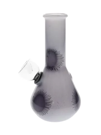 Gray 5″ Dandelion Mini Beaker Bong