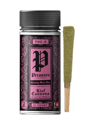Gummy Bear Pressure LA Kief Cannons THC-A Pre-Rolls 2G 10ct