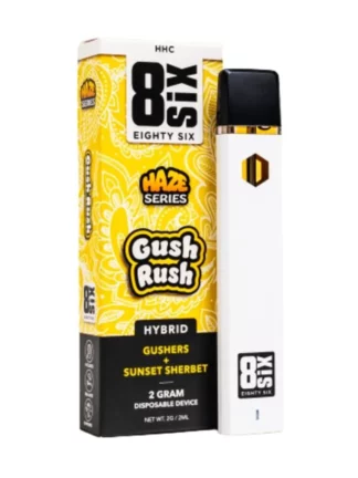 Gush Rush 8SIX Haze Series HHC Disposable 2G
