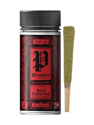 King Louis XIII Pressure LA Kief Cannons THC-A Pre-Rolls 2G 10ct