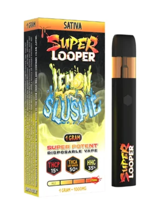 Lemon Slushie Super Looper Super Potent THCP+THCA+HHC Vape 1G