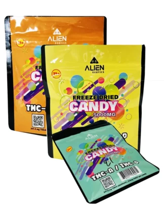 Mixed Flavor Alien Exotics Freeze Dried THC-A+THC-P Candy 5000mg