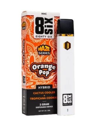 Orange Pop 8SIX Haze Series HHC Disposable 2G