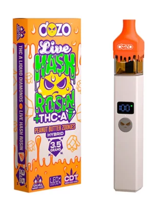 Peanut Butter Zookies Dozo Live Hash Rosin+THC-A Diamond Disposable 3.5G