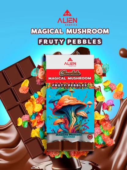Fruity Pebbles Alien Exotics Chocolate Magic Mushroom Amanita Muscaria Nano Activated 45G