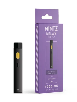 Relax Indica Mintz Full Spectrum CBD Vape Pen 1000mg