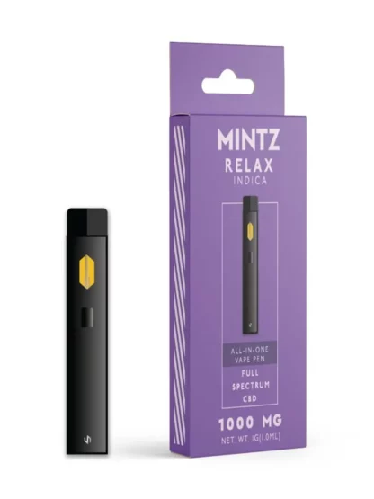 Relax Indica Mintz Full Spectrum CBD Vape Pen 1000mg