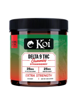 Strawberry Koi Extra Strength Delta 9 Gummies 20ct