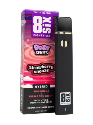 Strawberry Snooze 8SIX Dozo Series THC-H Disposables 2G