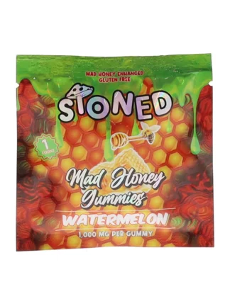 Watermelon Stoned Mad Honey Gummies 1000MG 1ct
