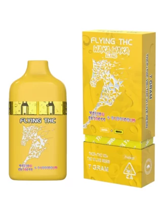 Yellow Express Bubblgum Flying Horse THC Waka Waka Blend Disposable Vape 7 G
