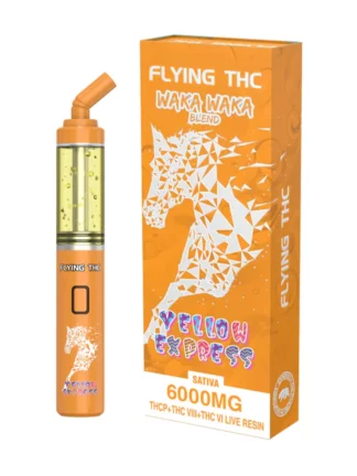 Yellow Express Flying Horse THC Waka Waka Blend Disposable 6000MG