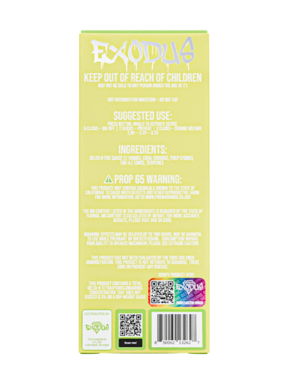 Gorilla Zkittlez Exodus Diamond Sauce Collection Disposable 3.5G