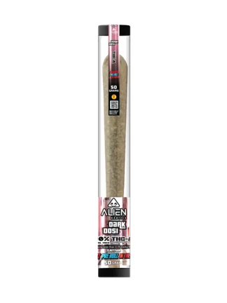 Dark Dosi RAW Challenge Cone x Alien Exotics THC-A Diamond Infused Pre-Rolls 50G