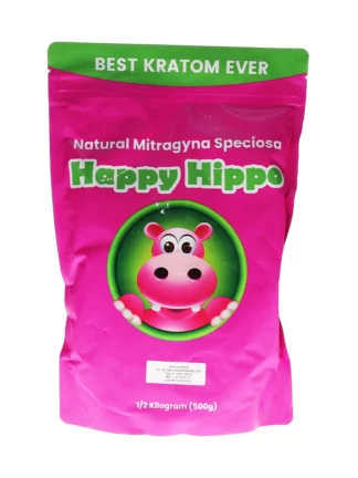 Happy Hippo Hyper Hippo Elite Green Maeng Da Kratom Powder 500g