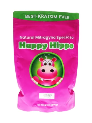 Happy Hippo Tickle Me Pink Hippo Elite Pink Maeng Da Kratom Powder 500g