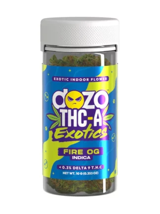 Fire OG DOZO THC-A Exotics Exotic Indoor Flower